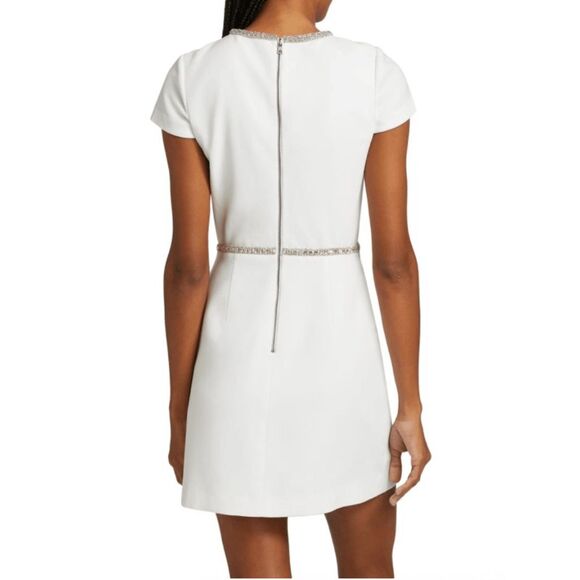 NWT Alice + Olivia Sophie Embellished Bow Minidress Size 2 $595 - Picture 3 of 9